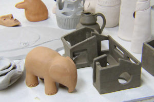 Curso de Escultura e Cerâmica - Esculturas prontas - pre-biscoito